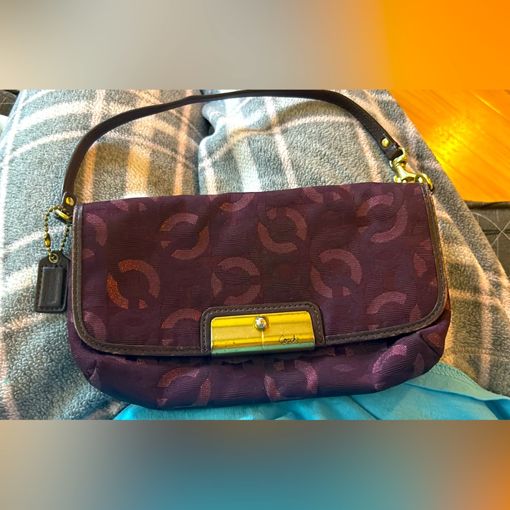 Coach clutch/bag. Pretty old but no defects.